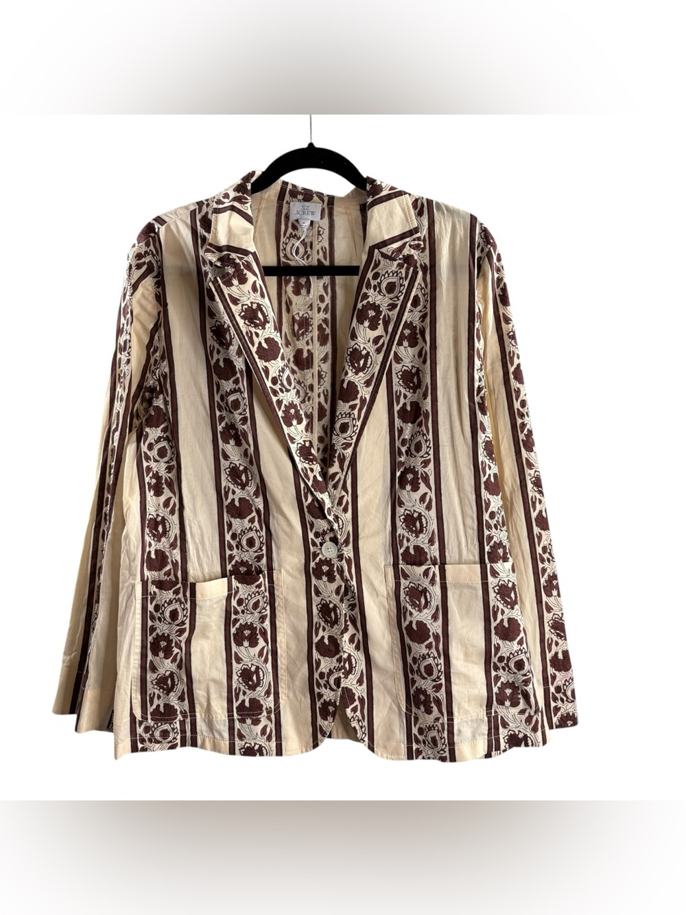 SZ Blockprints X J Crew Blazer in Cotton Lawn : Summer 2025 $128